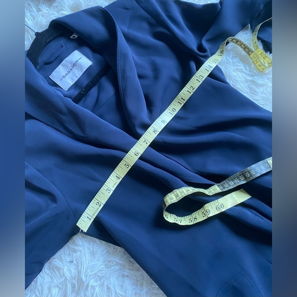 Aritzia Navy Babaton New Kahlo Robe - Picture 11 of 12